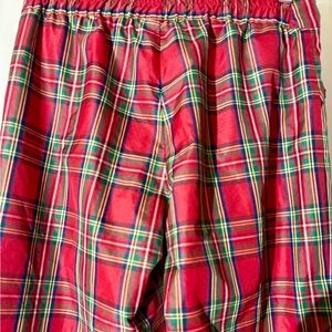 Ralph Lauren Red and Green Plaid Pants